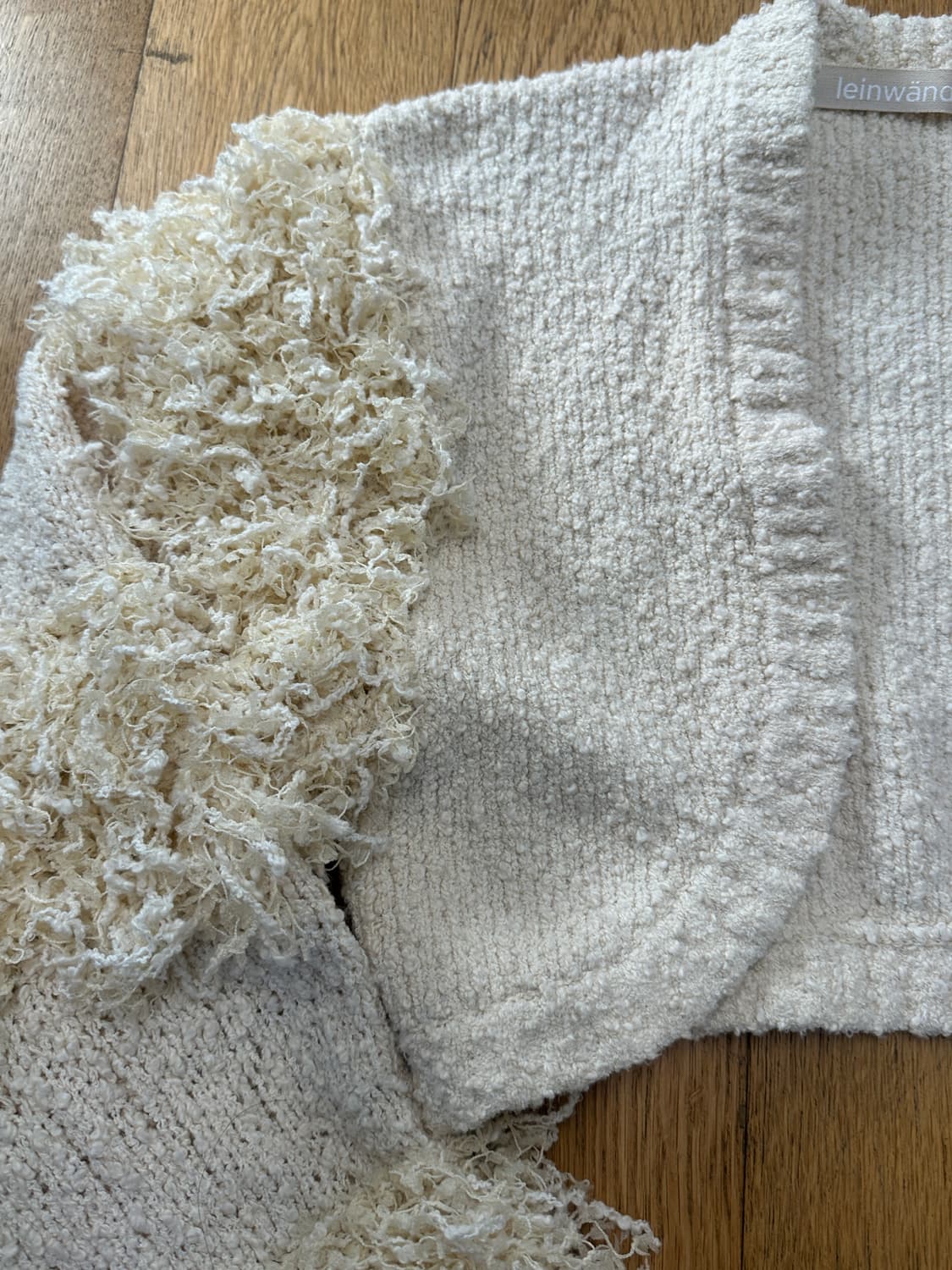 LEINWANDE 트위드 프린지 가디건 최상급 상품이미지4