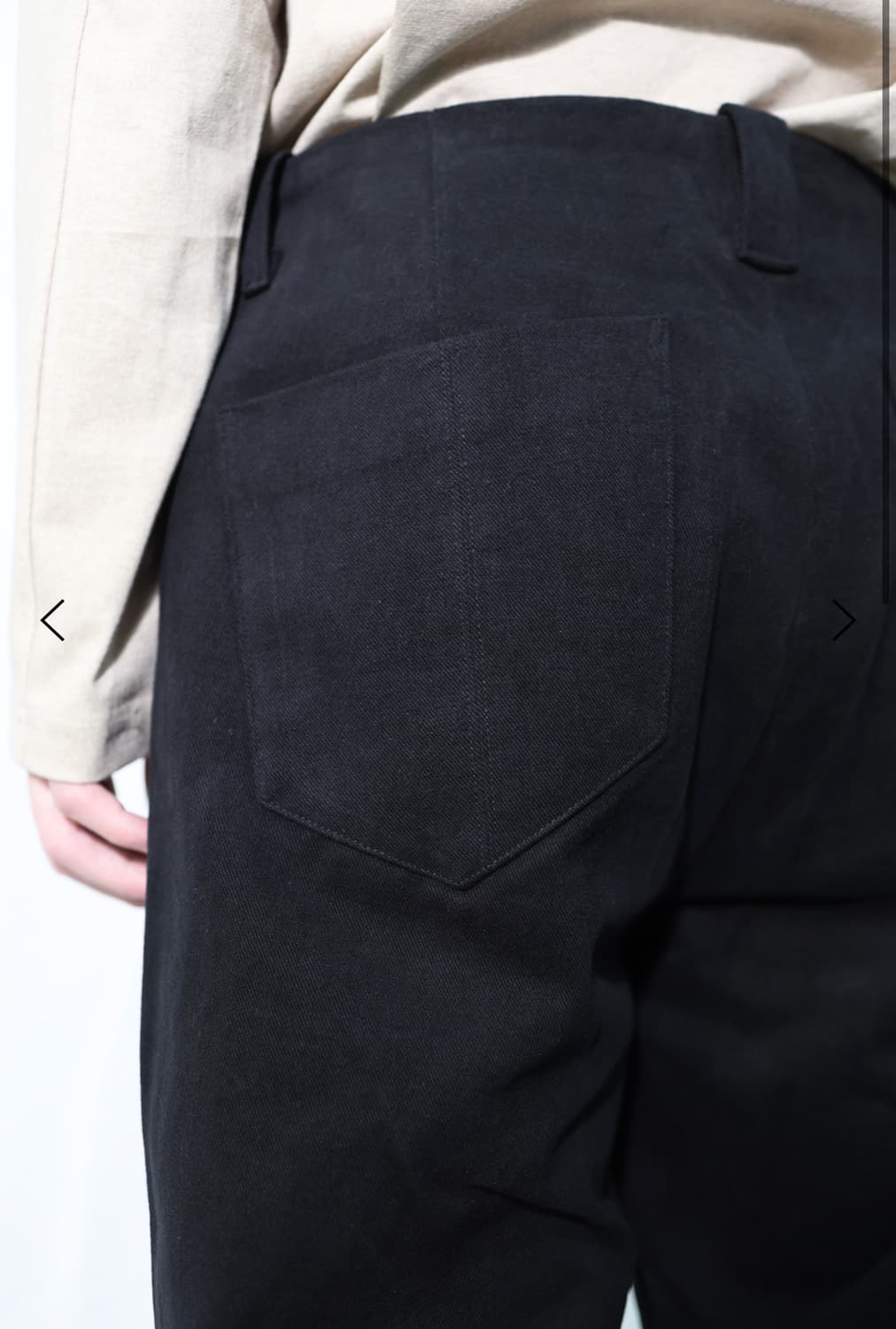 Fin trouser (black) 상품이미지3