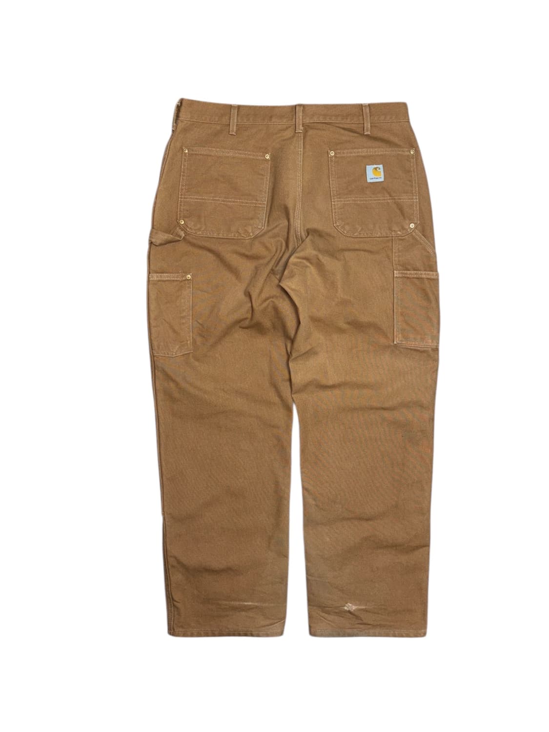 칼하트 b01 빈티지 더블니 카펜터 브라운 워크팬츠 made in usa 상품이미지5