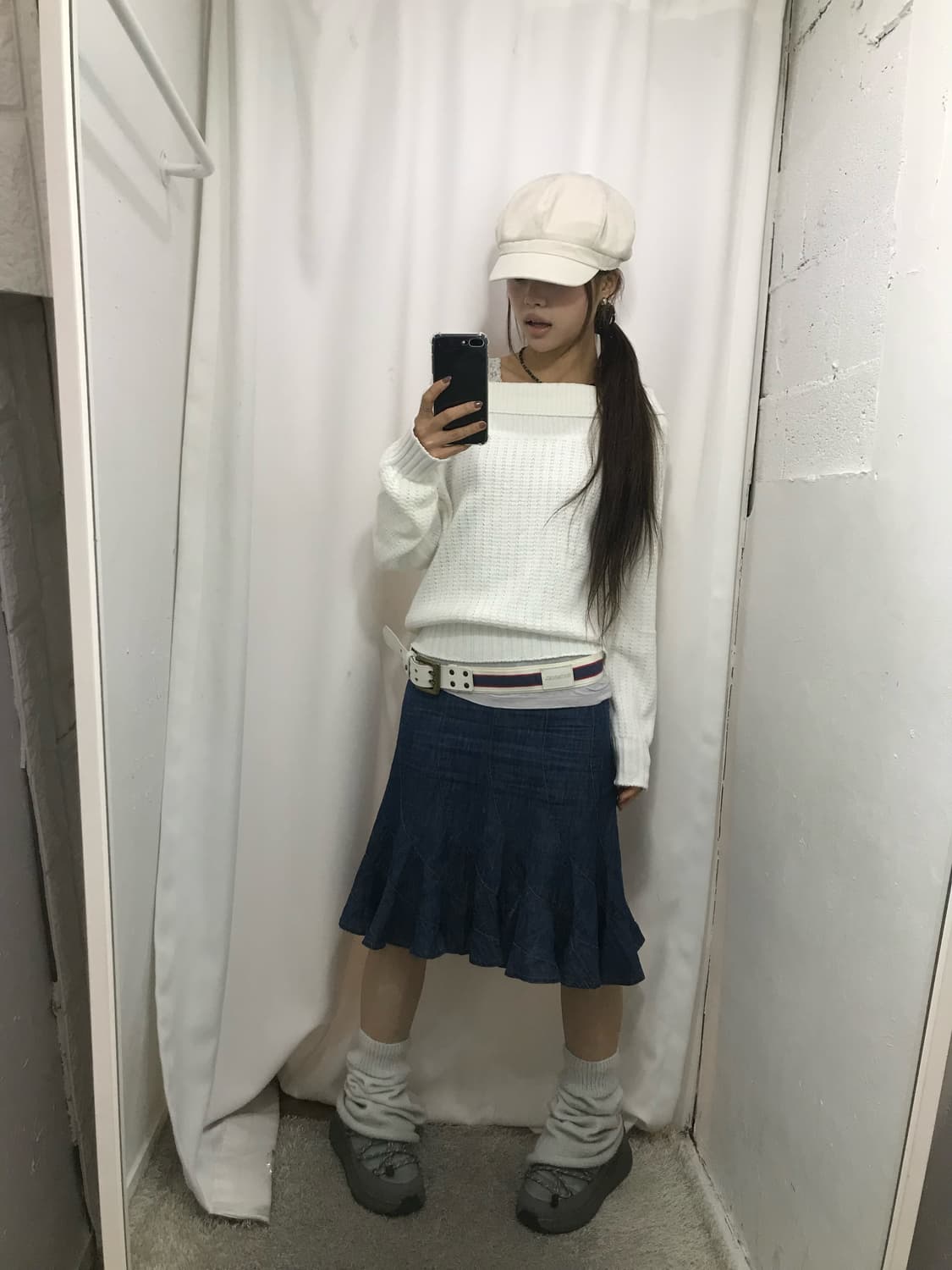 🐻‍❄️화이트 니트 모리 코디 세트 🐻‍❄️ 상품이미지2