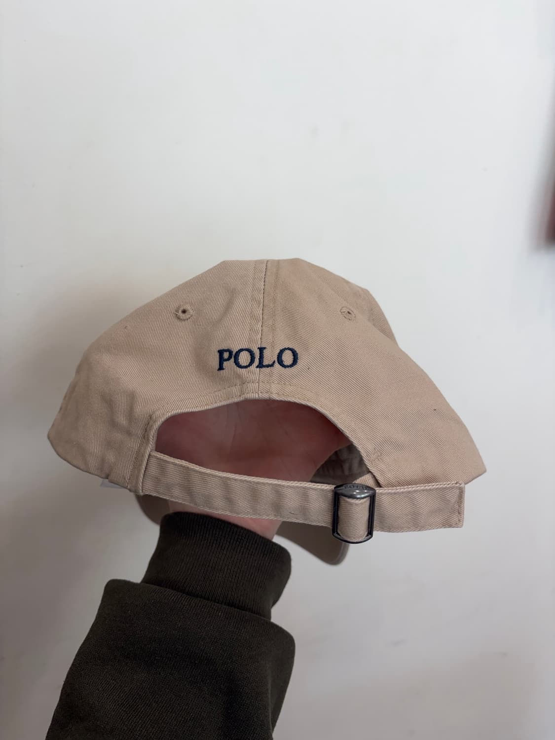 4. 폴로 베이지 볼캡 모자 상품이미지2