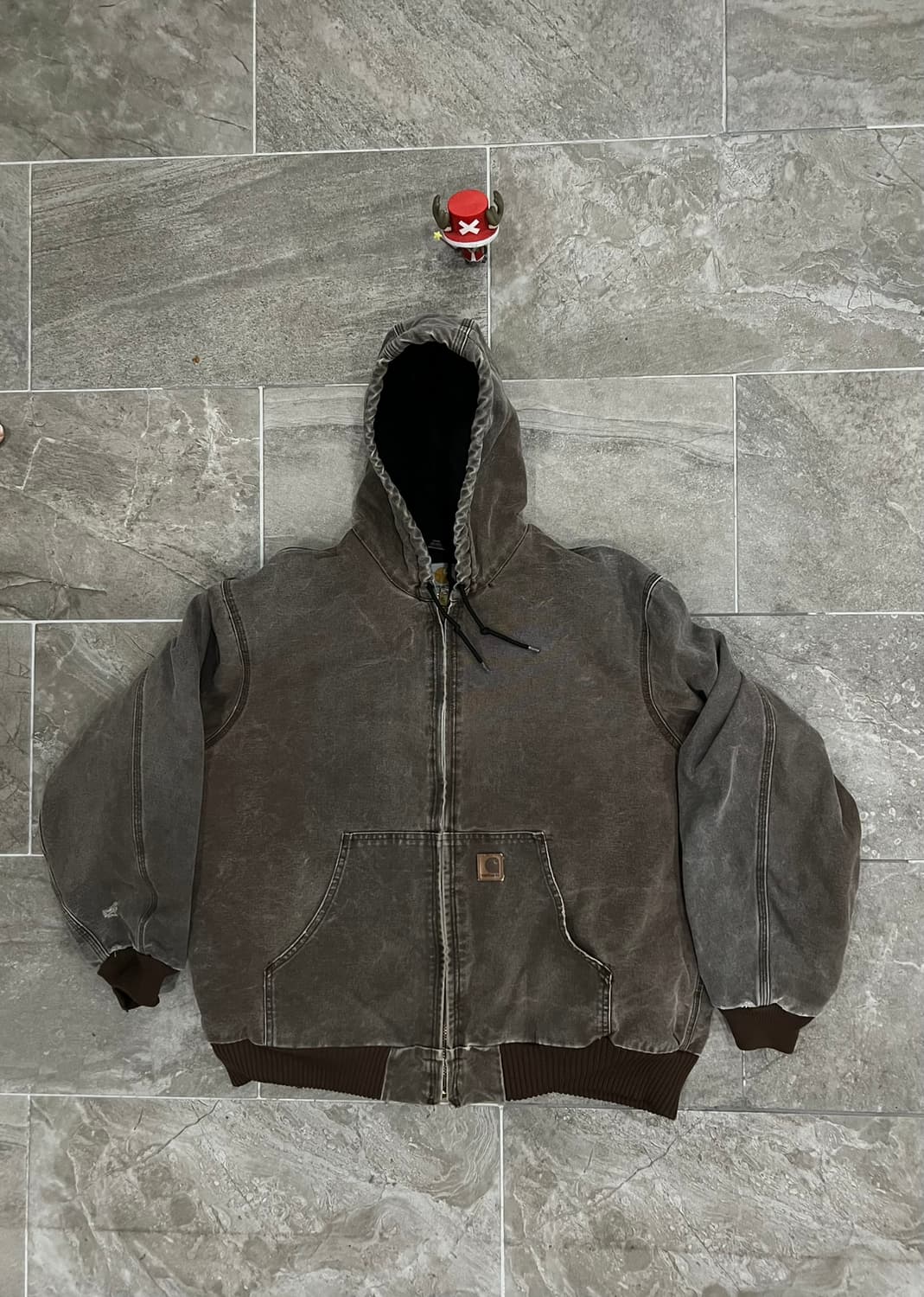 (XL)칼하트 덕 액티브 후드자켓 J130 CHT 체스트넛 상품이미지1