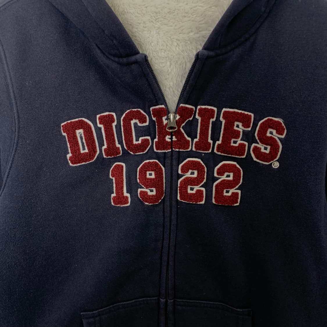 디키즈 y2k 와투케 네이비 후드집업 상품이미지4