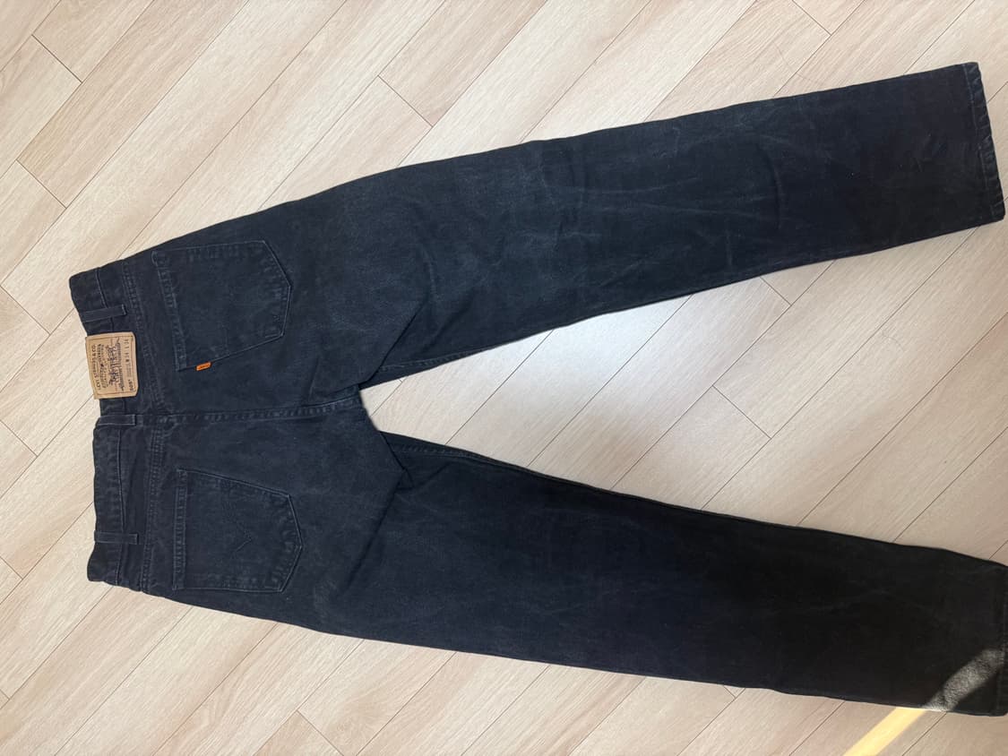 [34/36]USA🇺🇸 리바이스505 오렌지탭 흑청 상품이미지2