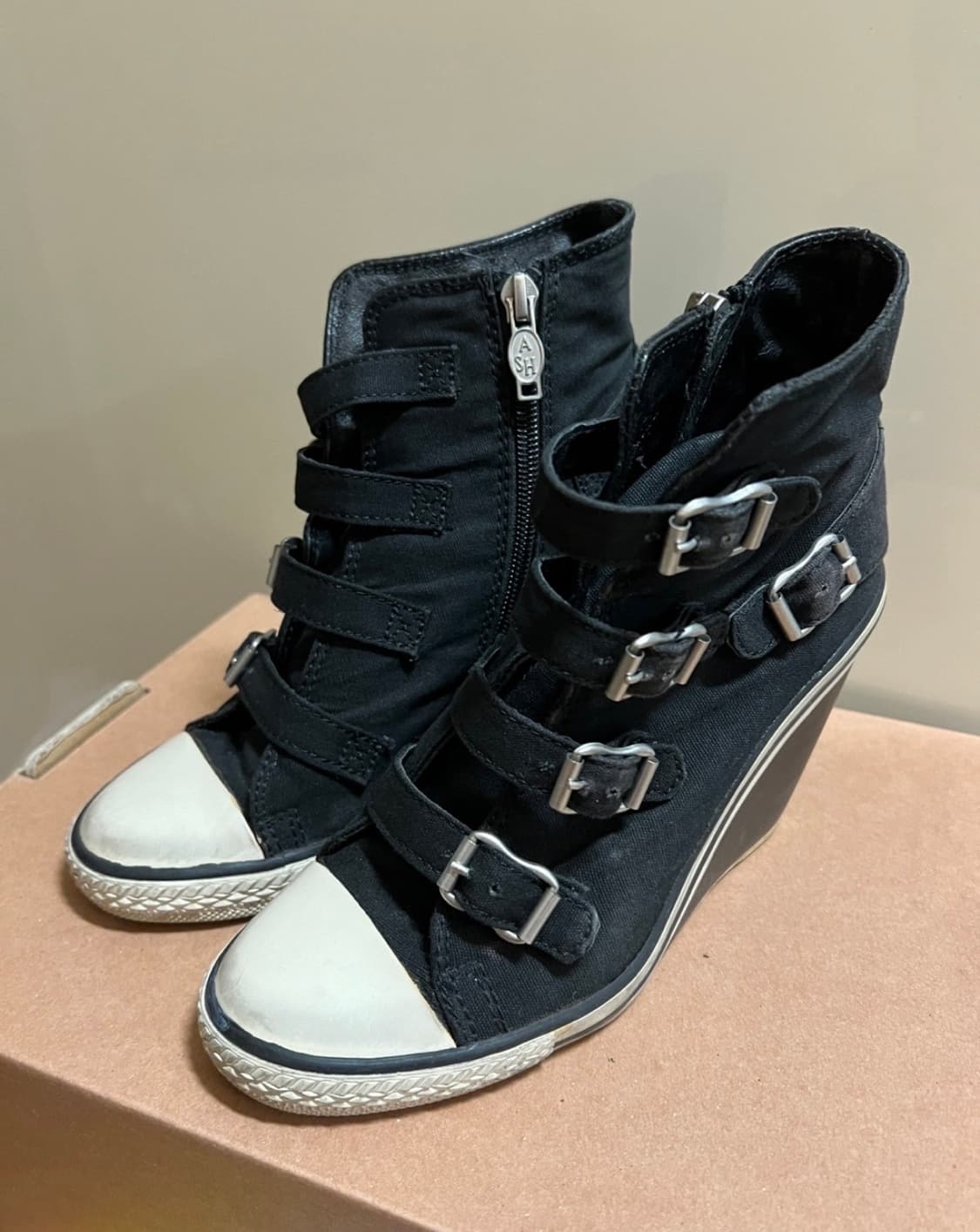 Ash 버진 웨지힐 스니커즈 37 상품이미지2