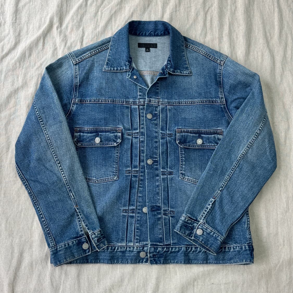 유니클로 타입1 중청 데님자켓 XL 상품이미지1