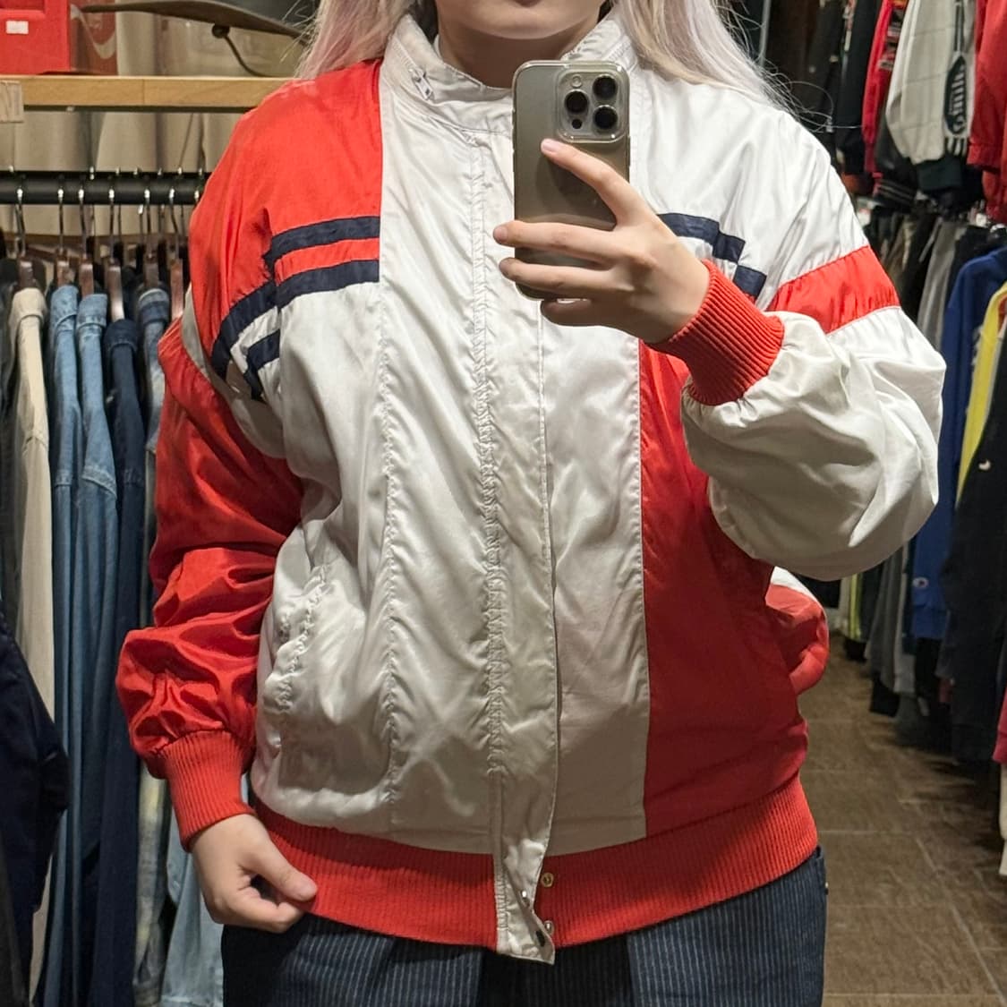 [HI] 아디다스 바람막이 레드 그레이  상품이미지1