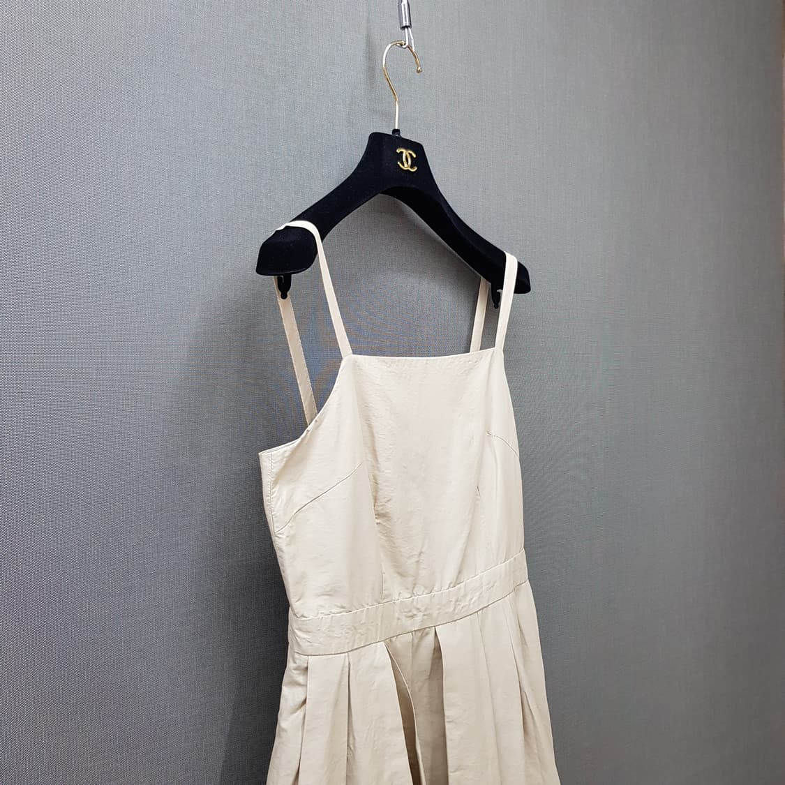 오르 슬리브리스 스트랩 롱 원피스 S사이즈 상품이미지4