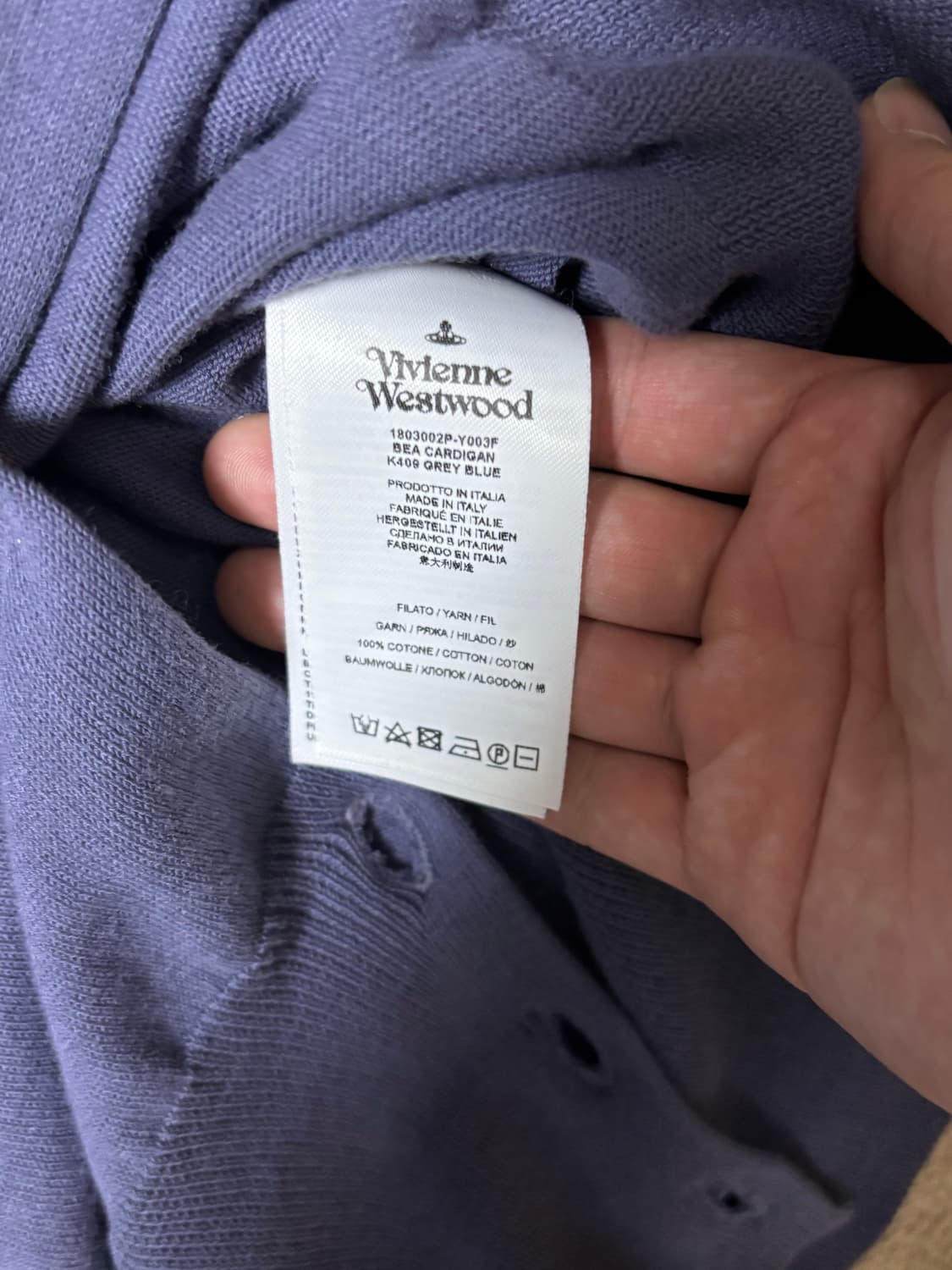 비비안웨스트우드 가디건 L 상품이미지5