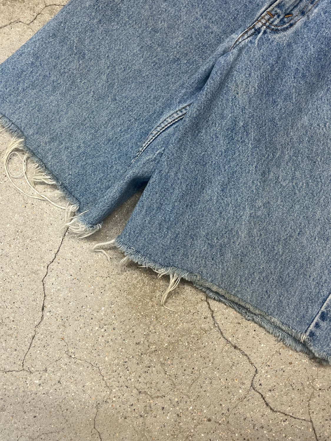 90's Levi's 550 denim shorts 상품이미지3