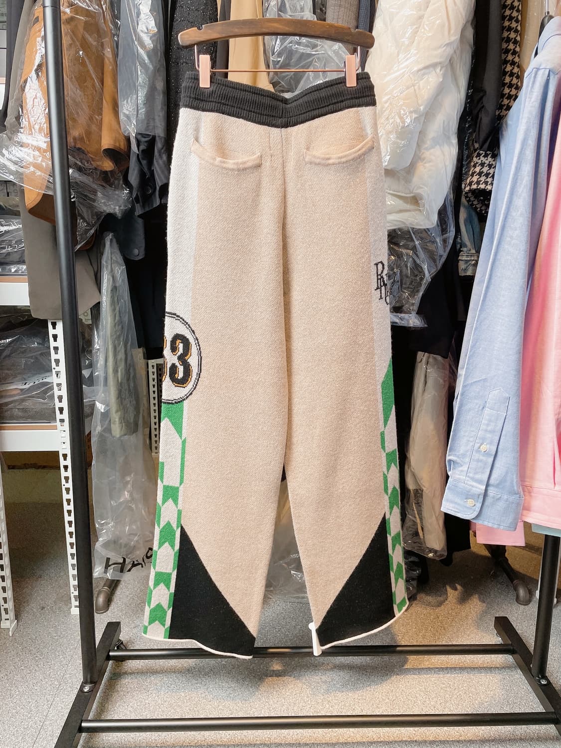 (정품/새상품) 루드 X 람보르기니 남성 울 프린트 팬츠 상품이미지4