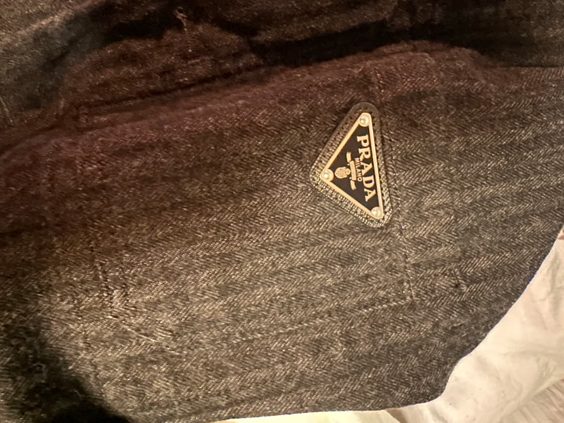 프라다 쉐브론 데님 자켓 XL 상품이미지2
