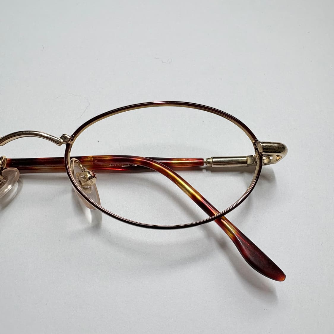 빈티지 오벌형 안경 (클래식 오벌 골드 안경) 상품이미지3