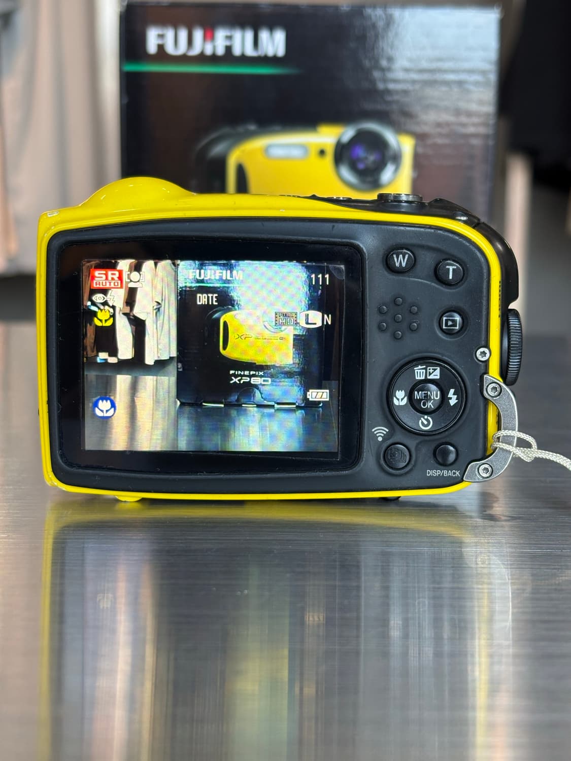 한글/날짜/박스)후지필름 파인픽스 xp70 옐로우 빈티지디카 상품이미지3