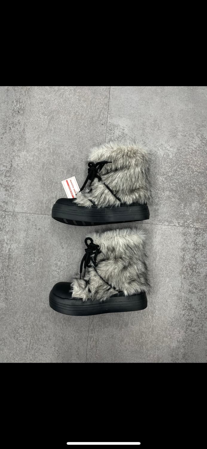 빈티지 퍼 리본 부츠 H1581 상품이미지1