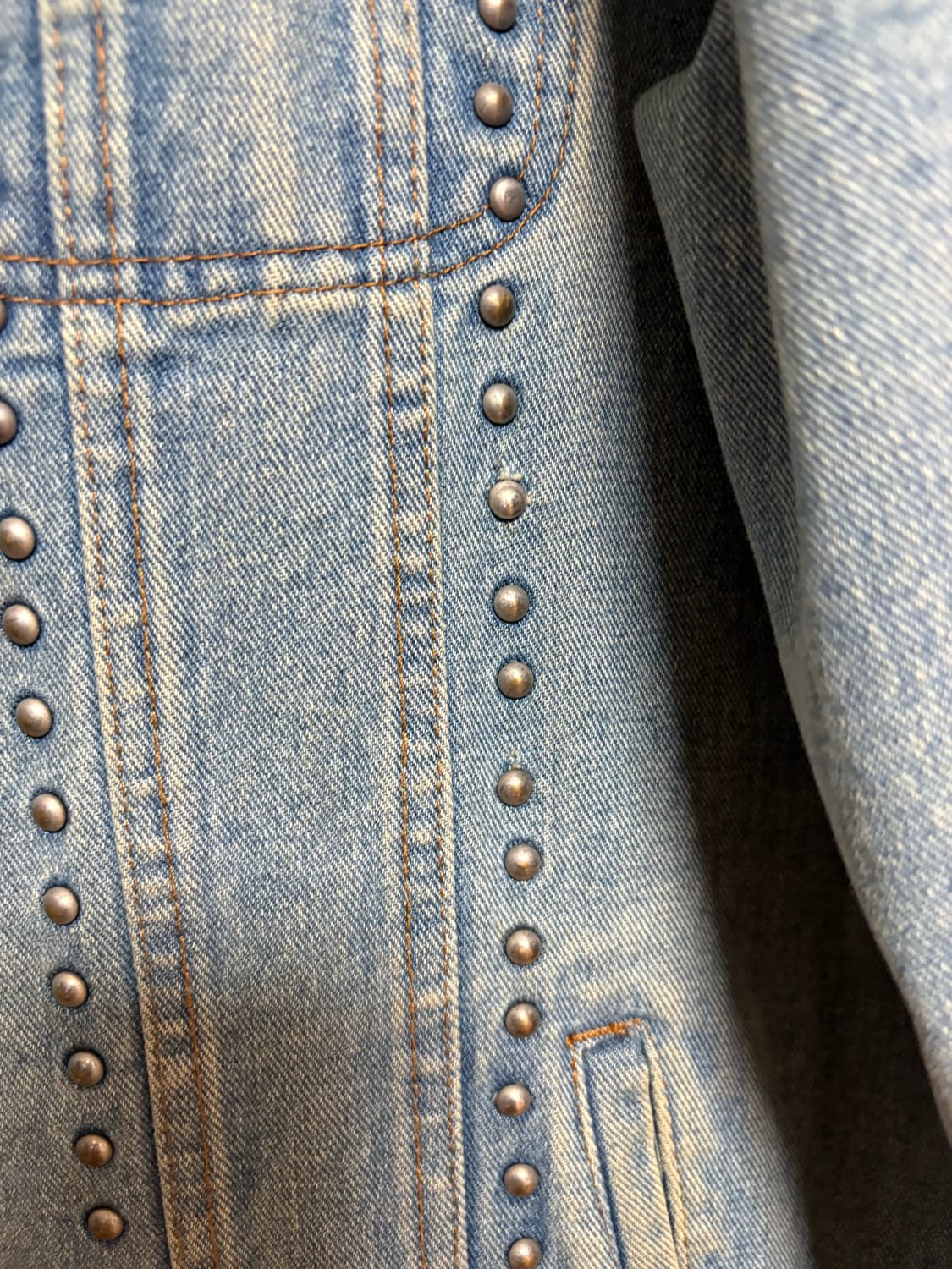 슈프림 17ss 연청 스터드 트러커 상품이미지4