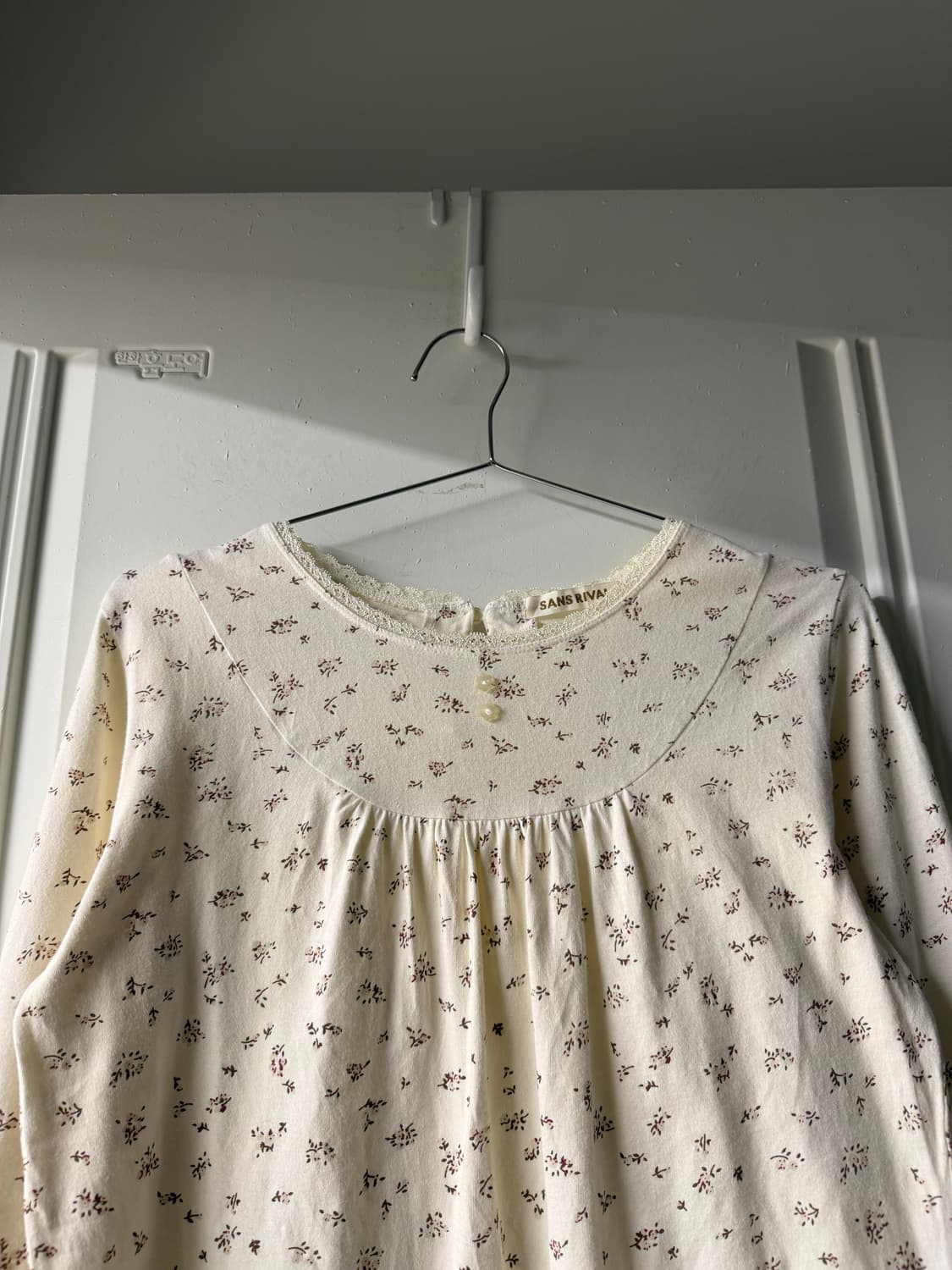 일본빈티지 플라워 잔꽃 롱슬리브 상품이미지5