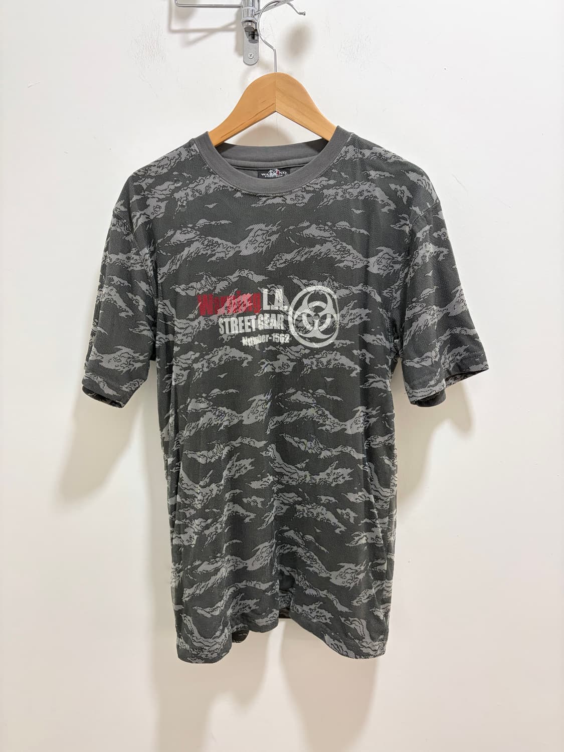 WARNING 카모 레이러드 반팔티셔츠 상품이미지3