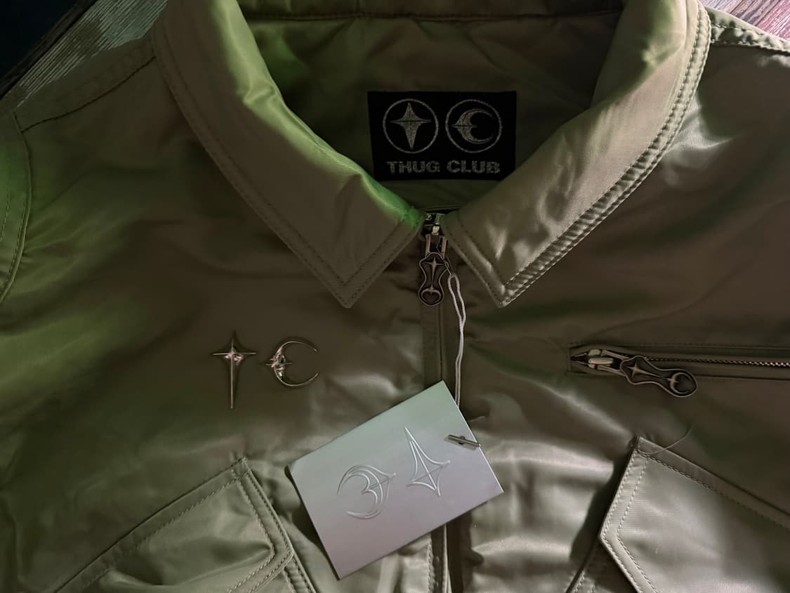 떠그클럽 어 버드 라이트닝 봄버 MA-1 미착용 새상품 상품이미지9