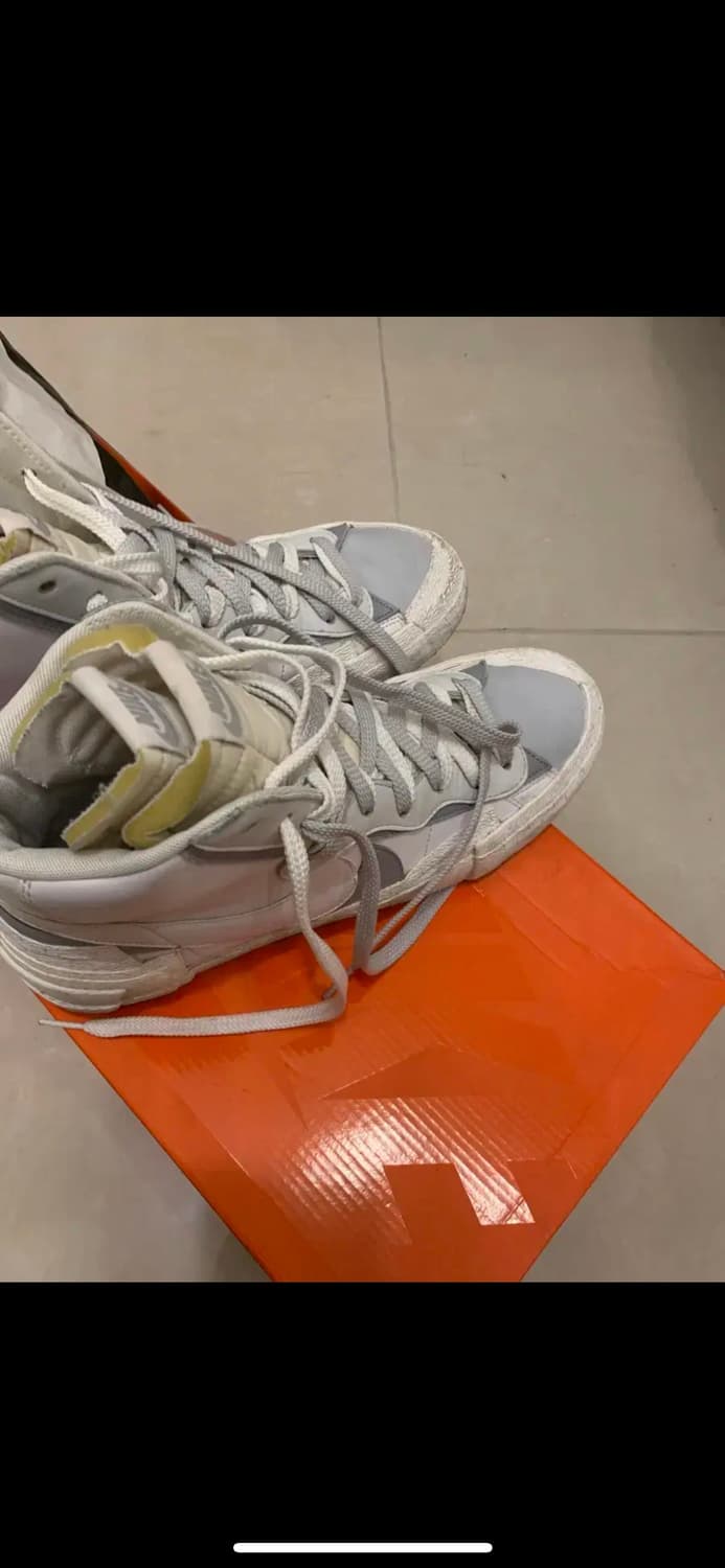 나이키 사카이 블레이져 미드 화이트 300 상품이미지2