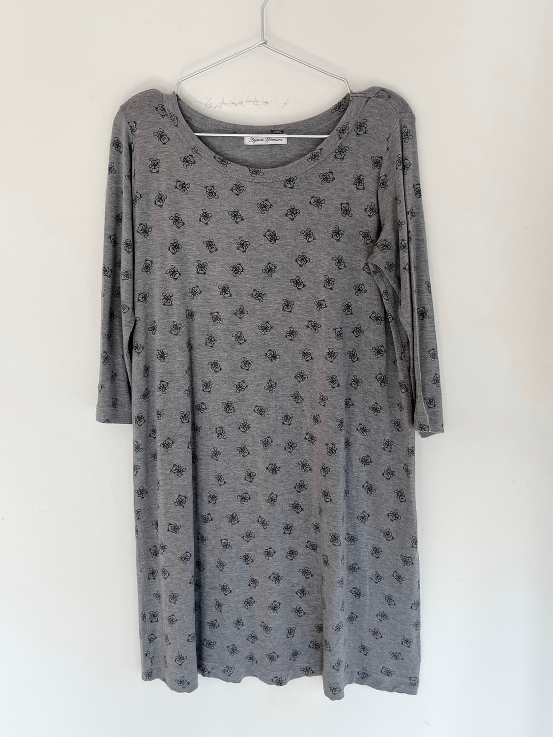 히스테릭 글래머 퍽베어 올오버 프린트 원피스 상품이미지1