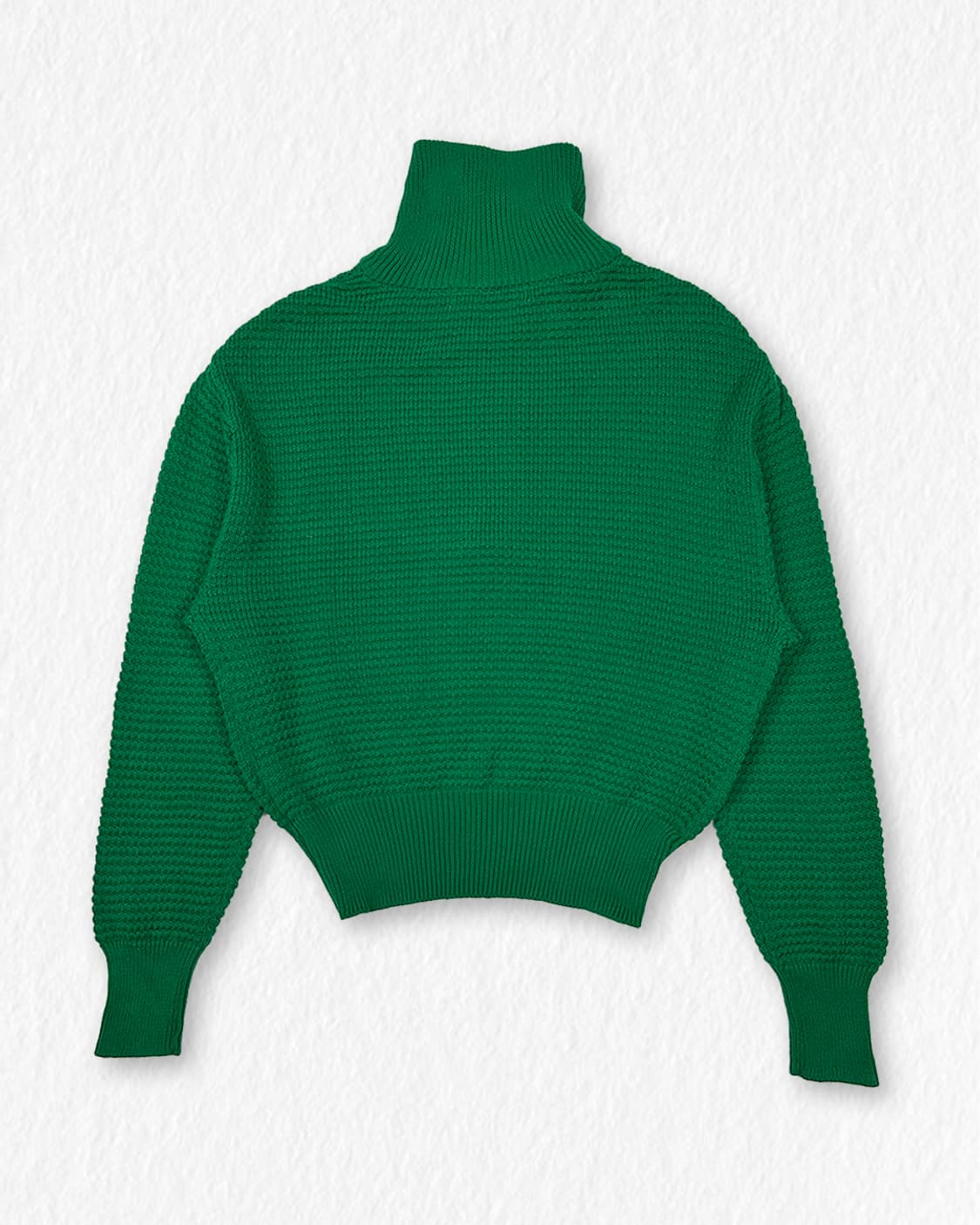 에잇세컨즈 반집업 니트 그린 상품이미지2