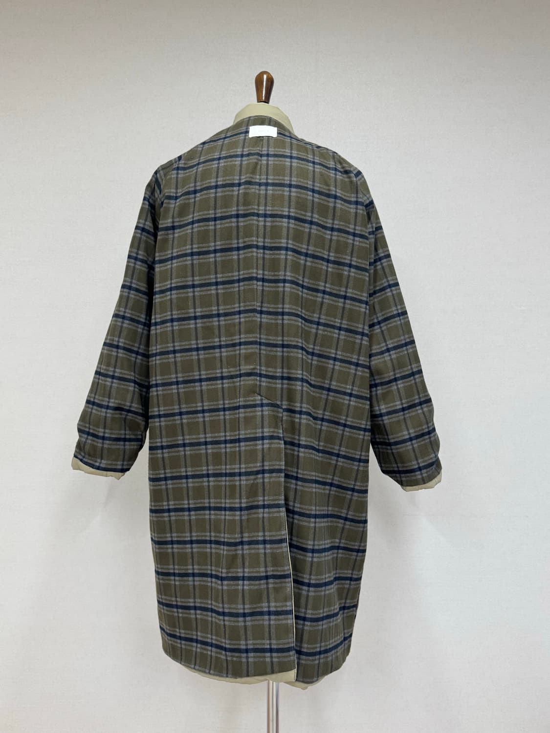 싱글 맥 코트 / 발마칸 코트 올리브 베이지 상품이미지8