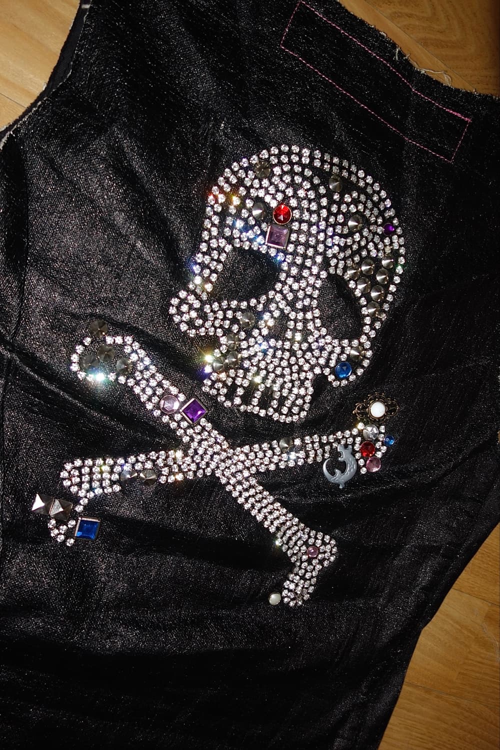 꼼데가르송 AW02 Bejeweled 가죽 자켓 상품이미지3