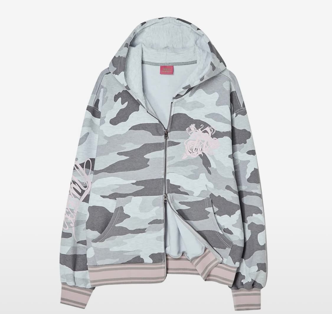 NYXX 엔와이엑스엑스 카모 후드집업 상품이미지3