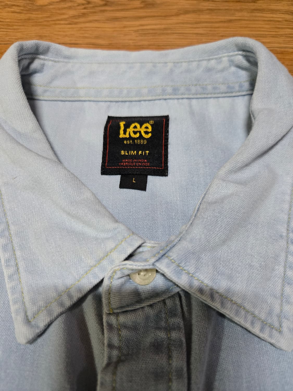 Lee 라이트 워싱 데님 웨스턴 셔츠 상품이미지8