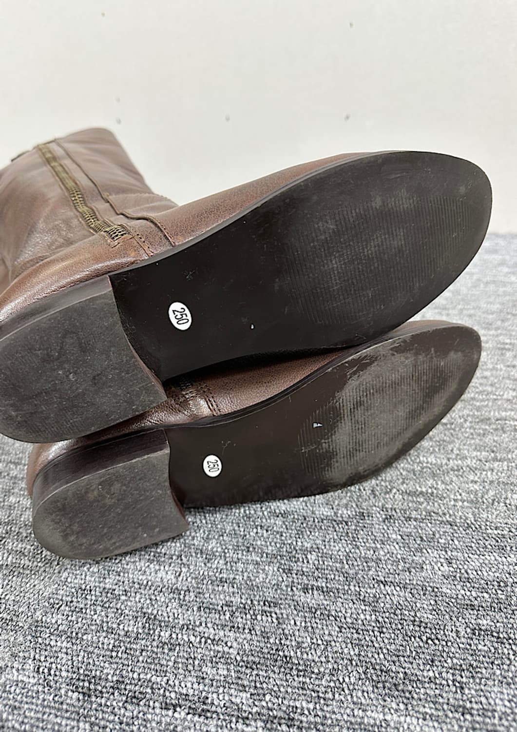 가죽 롱 부츠 250  상품이미지5