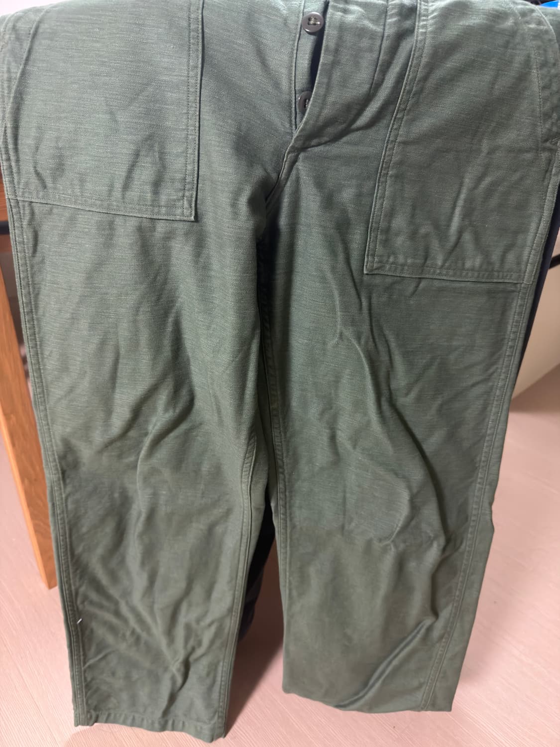 오어슬로우 퍼티그 팬츠 카키 재팬 m사이즈(2) 상품이미지5