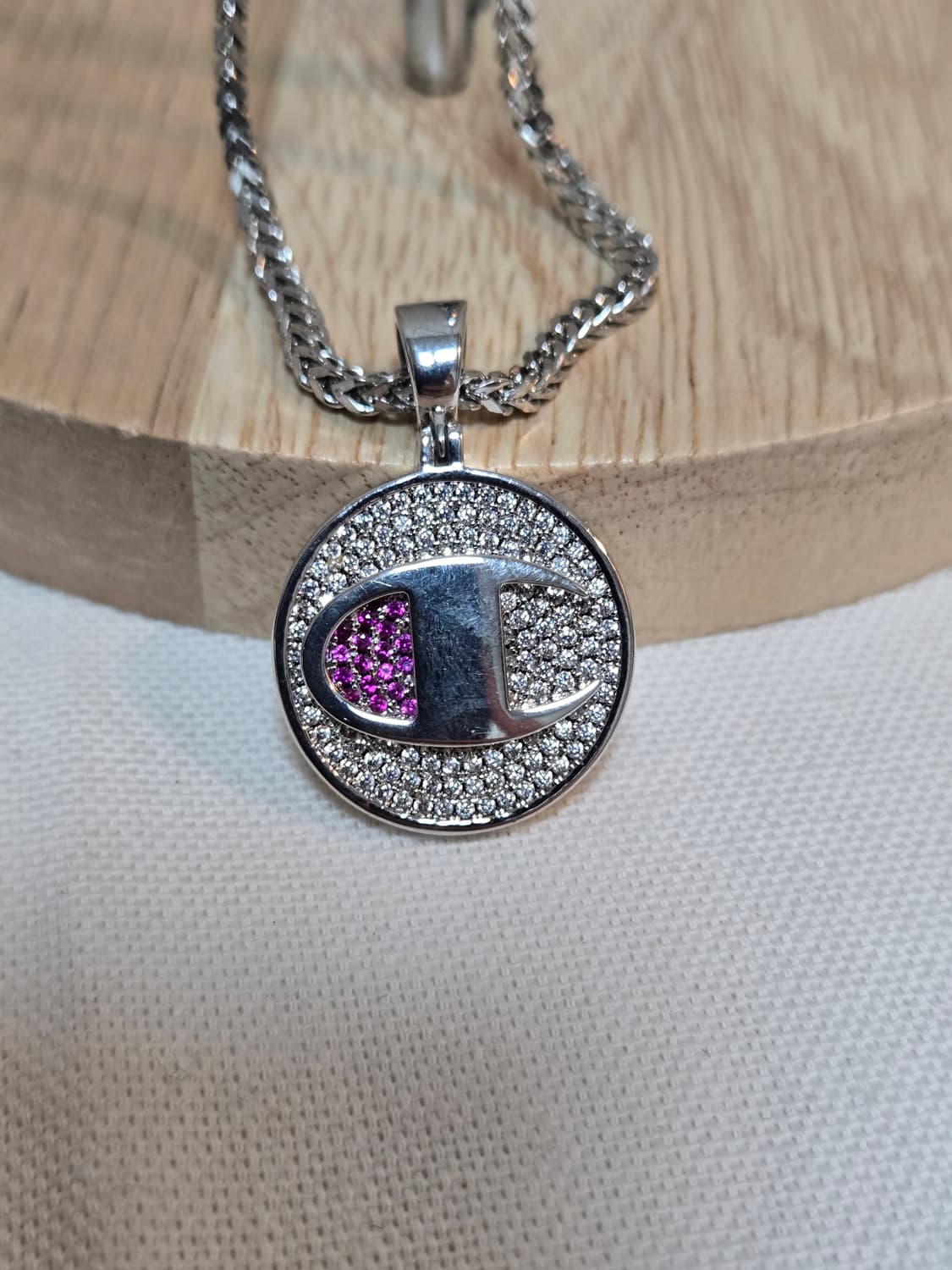 챔피언 킹아이스 콜라보 큐빅목걸이 상품이미지1