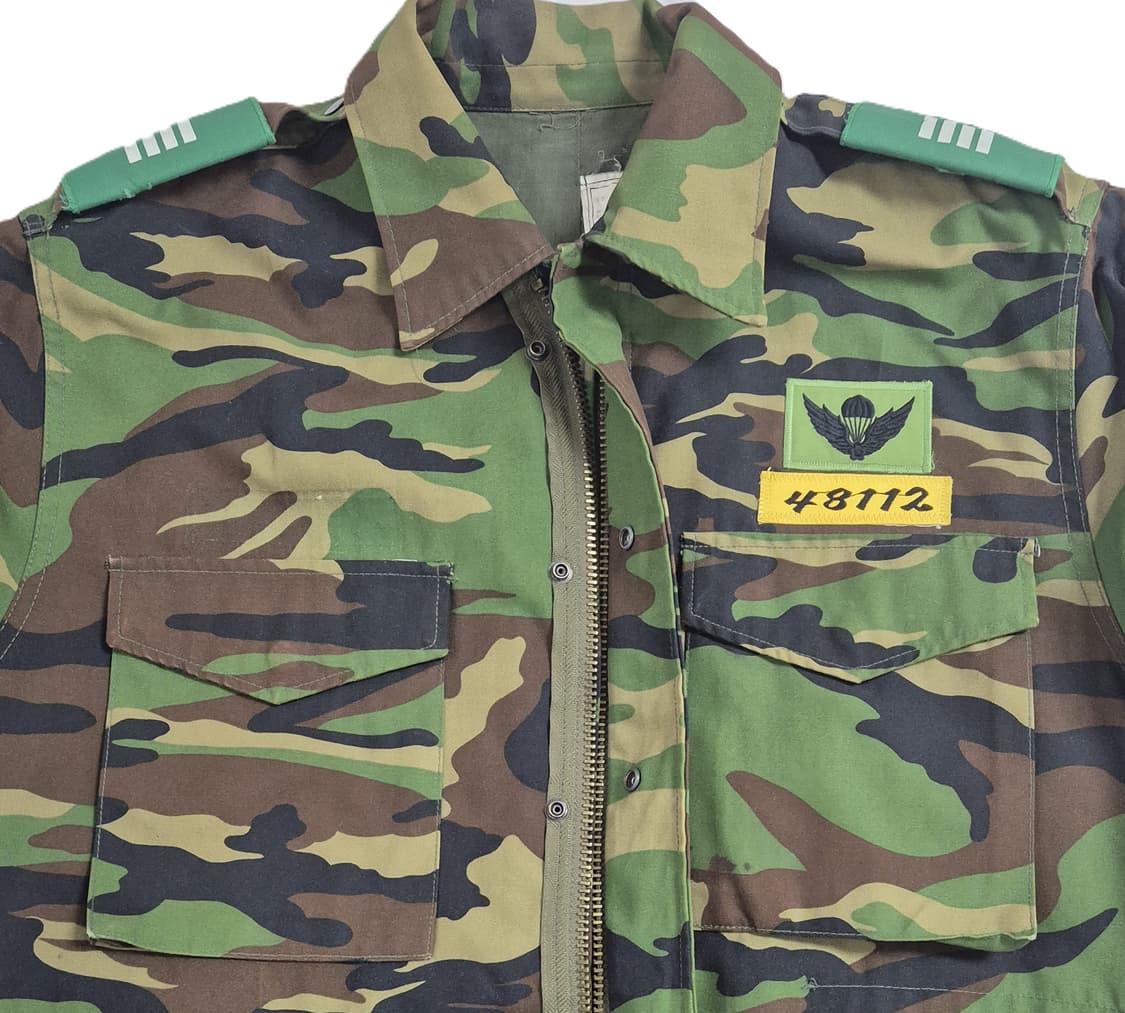 육군 구형 3사관학교 4학년 후기형 야전상의 전투복 상의 자켓 (L) 상품이미지8