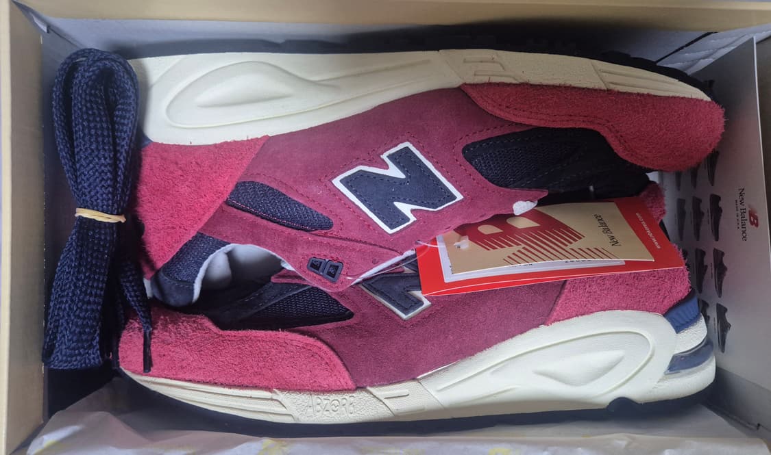 (새상품) 뉴발란스 990v2 made in USA 크리센티넘 네이비 상품이미지1