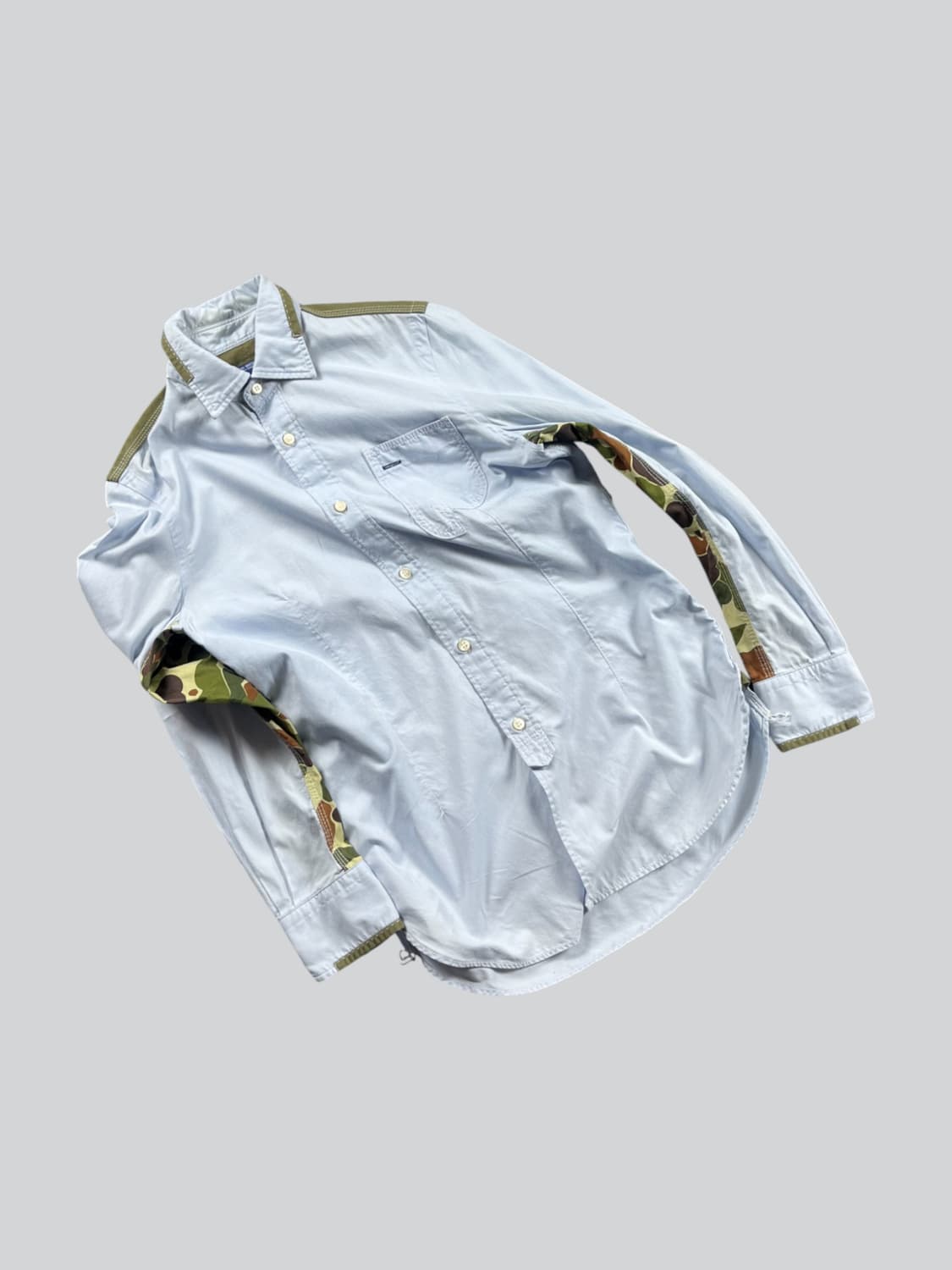 JUNYA WATANABE 카모패턴 도킹 셔츠  상품이미지2