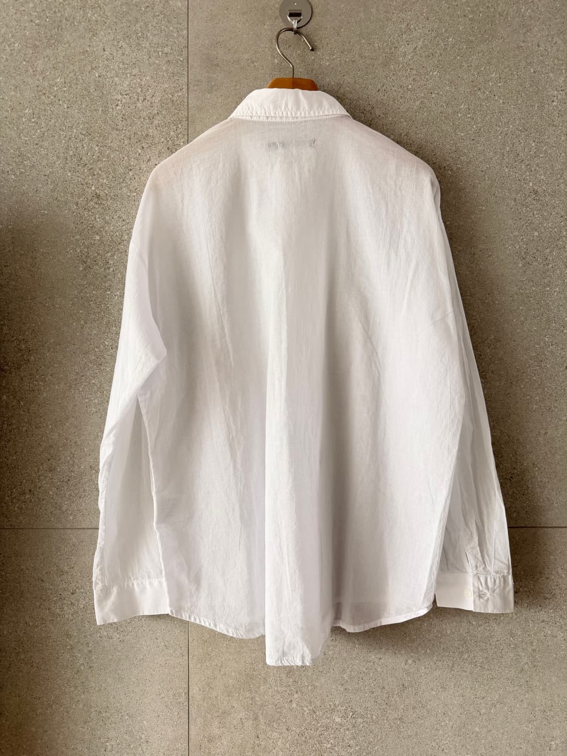 화이트 셔츠 긴팔 남방 상품이미지4