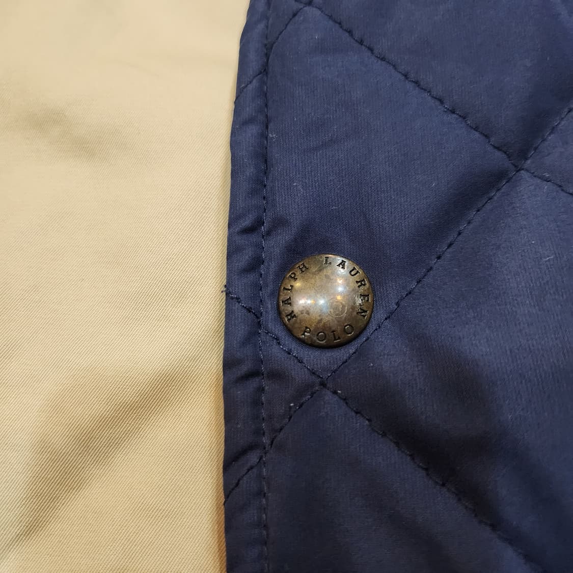 폴로랄프로렌 네이비 퀼팅 자켓 M 105 상품이미지3
