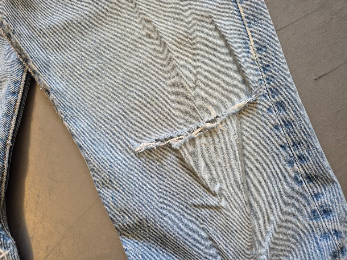 00s 리바이스501xx 디스트레스드 데님 팬츠 상품이미지5