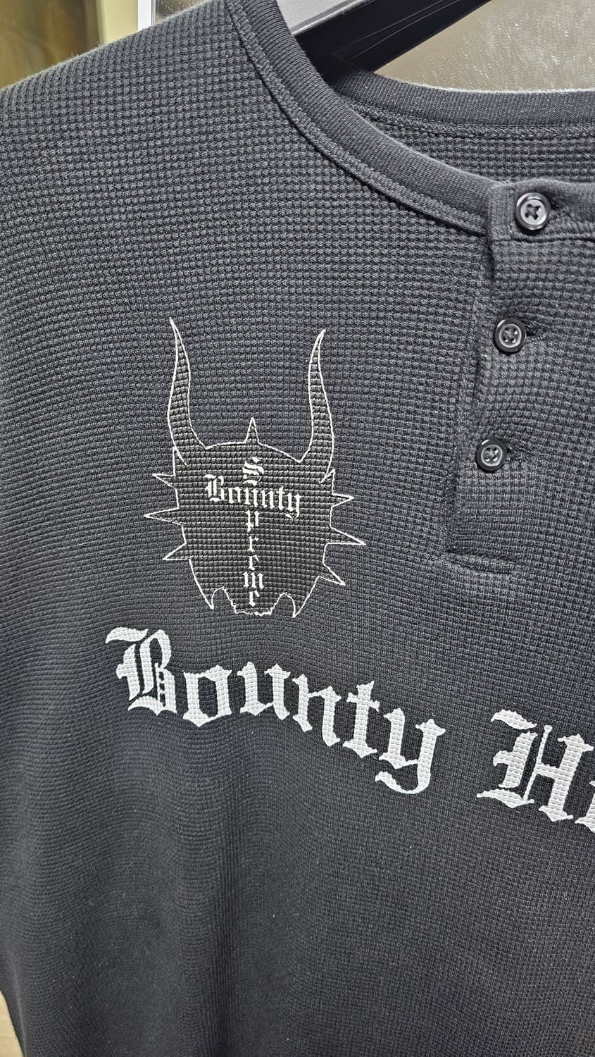 슈프림 x 바운티 헌터 써멀 헨리 롱슬리브 탑 블랙 xl 상품이미지3