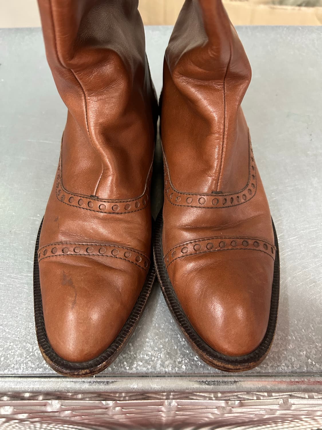 아테스토니 가죽 부츠 37.5 상품이미지7