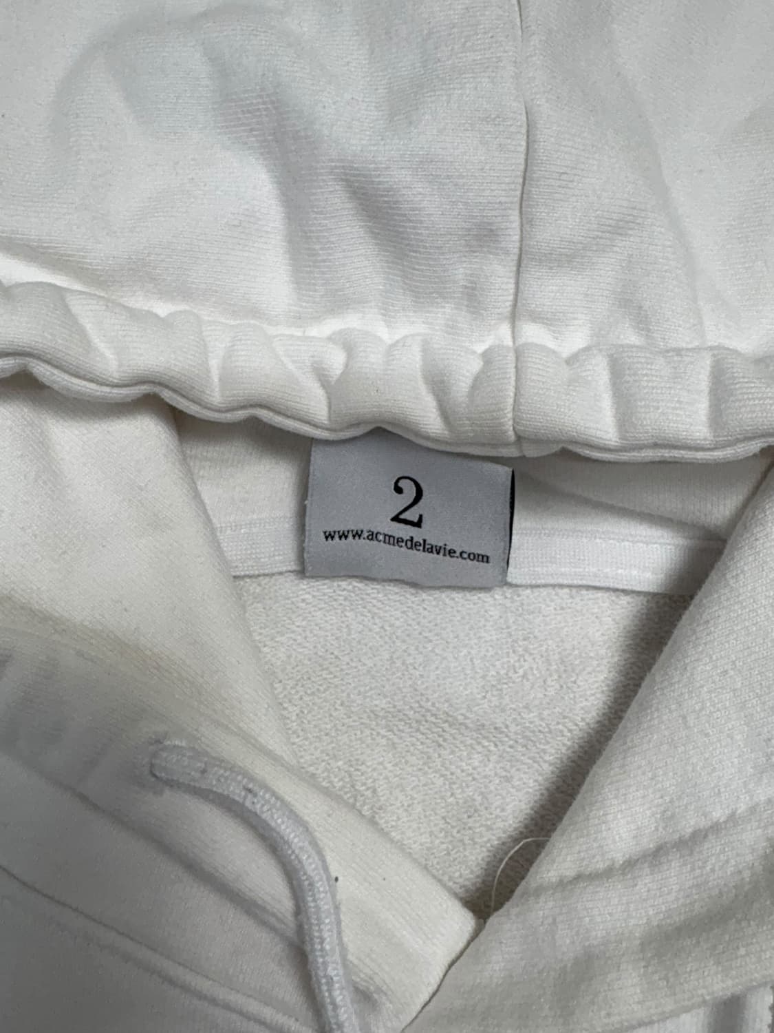 아크메드라비 후드티 화이트 상품이미지9