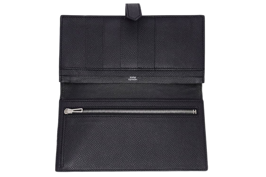 에르메스 베안 소플렛 블랙 앱송 은장 남녀공용 엡송 장지갑 K각인 상품이미지3