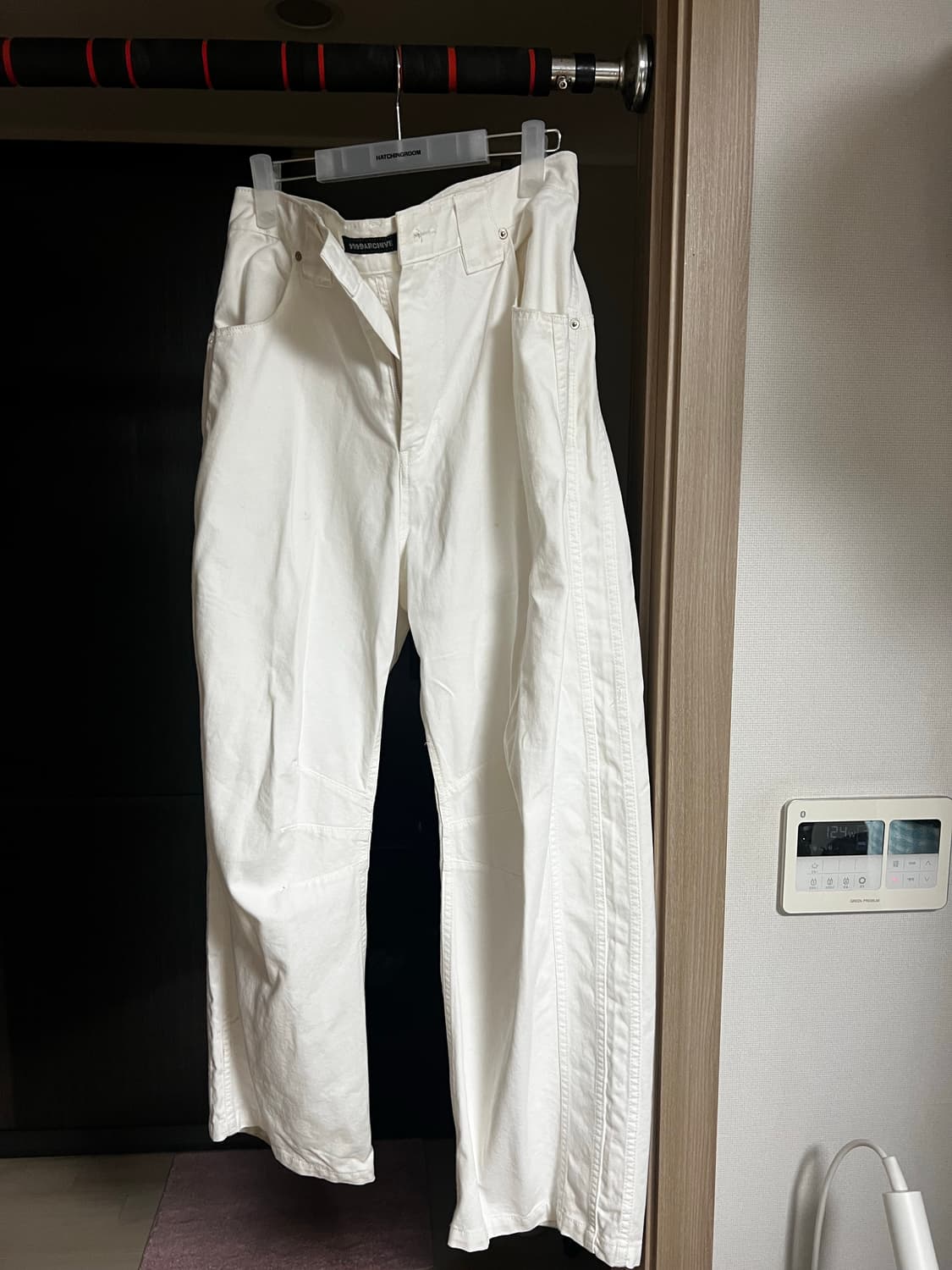 9999아카이브 테크니컬 팬츠 화이트 3 상품이미지1