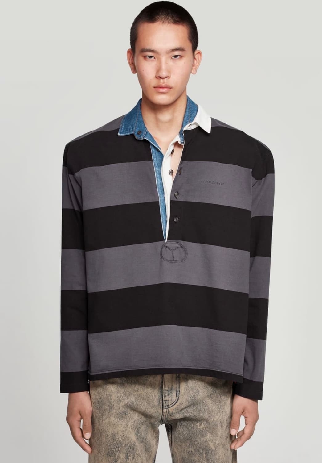 와이프로젝트 트리플 카라 럭비 티셔츠 (코르티스 마틴 착용) 상품이미지6