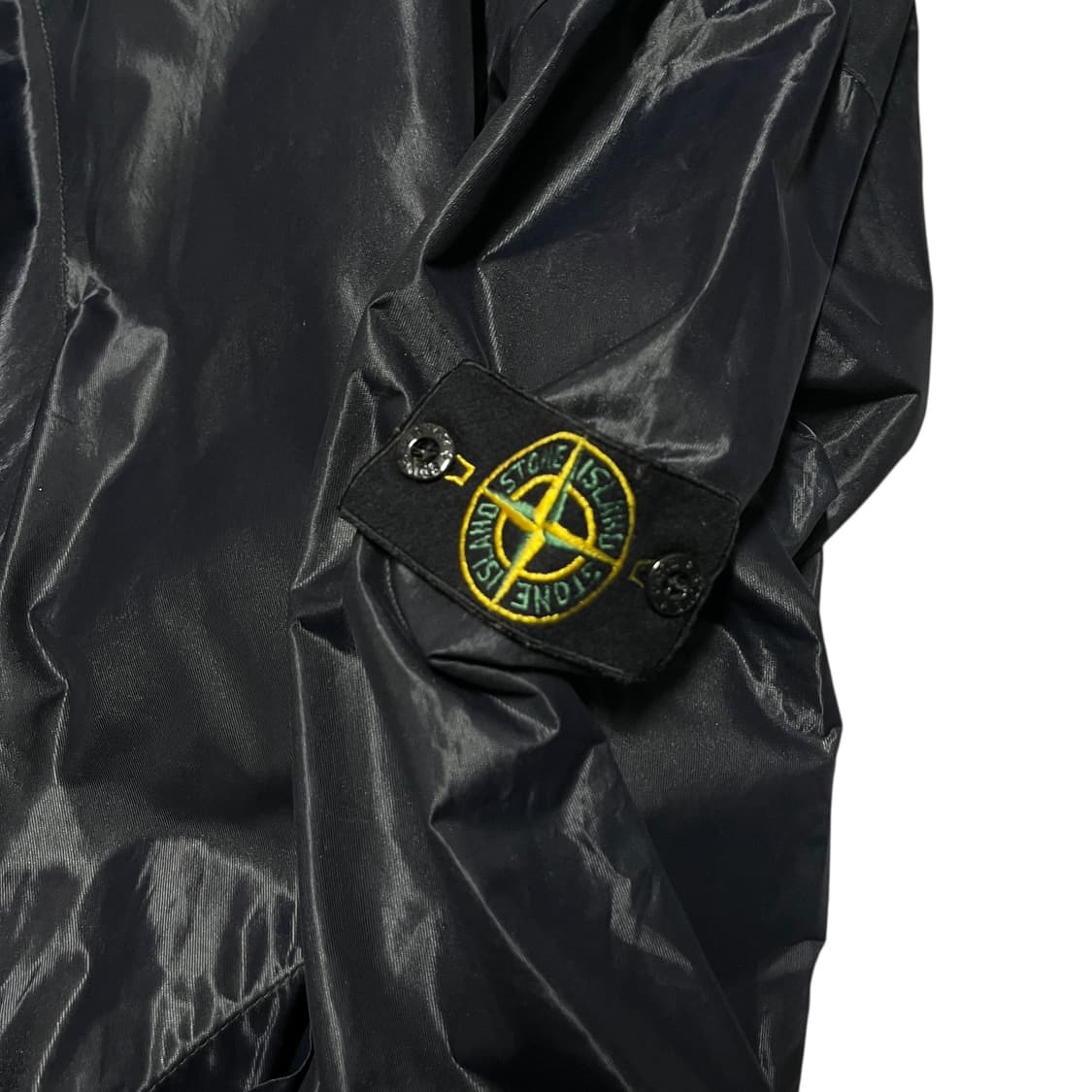 스톤 아일랜드 90‘s 네이비 와펜 후드 자켓 상품이미지3