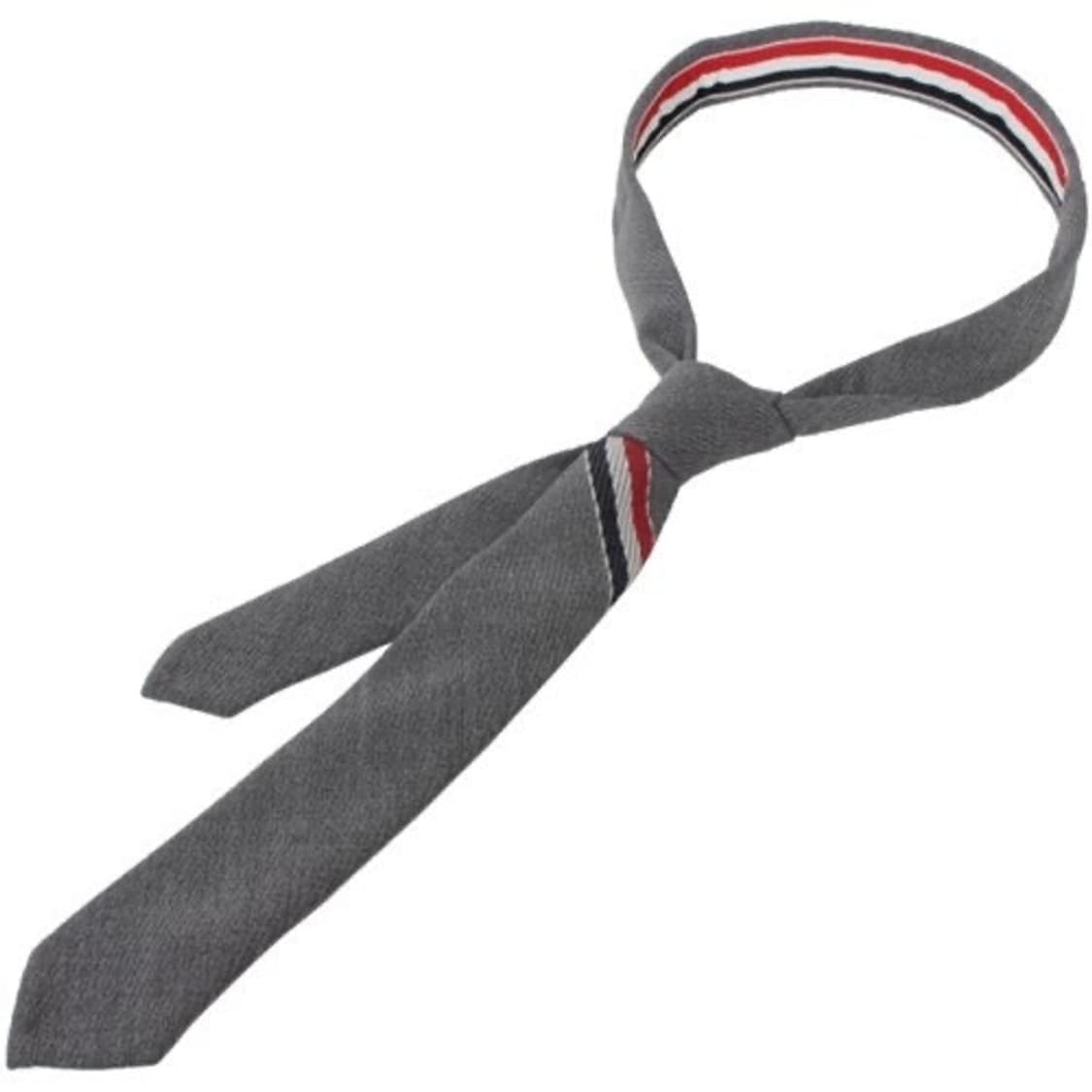 톰브라운 클래식 RWB 스트라이프 넥타이 (MNL022A03532) 상품이미지4