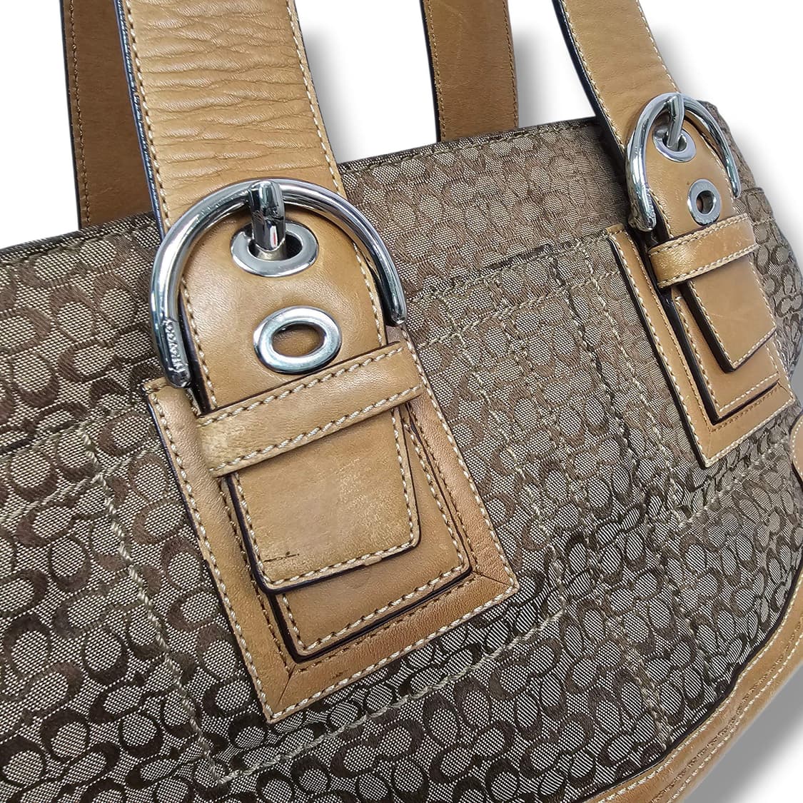 Coach 코치 소호 시그니처 버클 숄더백 상품이미지4