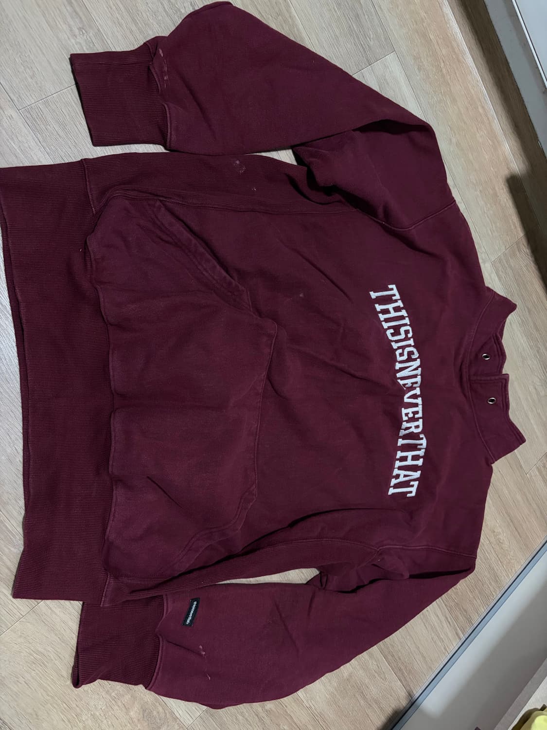 디네댓 아치로고 카라 맨투맨 상품이미지2