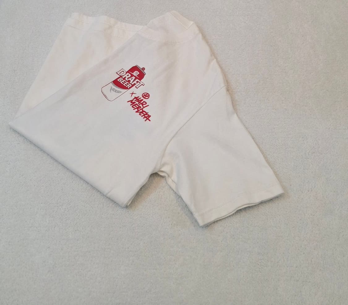 (남녀공용) DRAFT BEER 로고 반팔티 상품이미지4